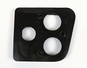 Zocalo separador piloto AR 2CV, D, negro