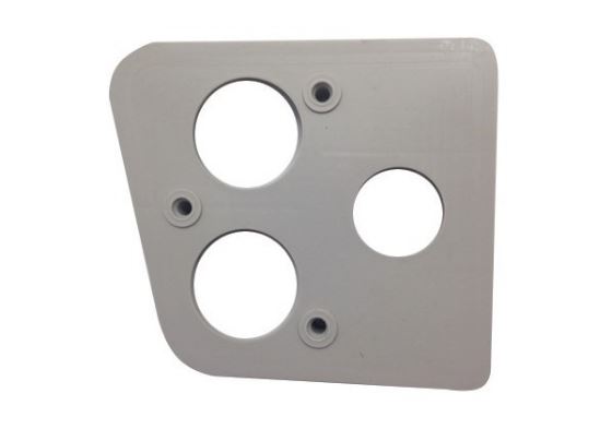 Zócalo separador piloto AR 2CV, G, gris Burton