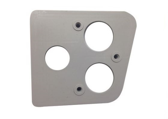 Zocalo separador piloto AR 2CV, D, gris Burton