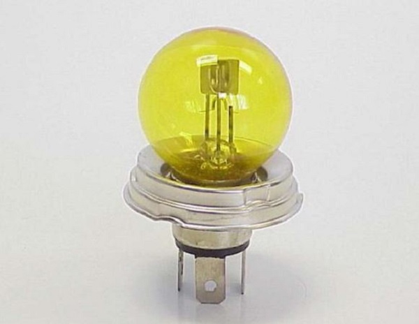Lámpara faro CE, 12V. 45/40W. amarilla