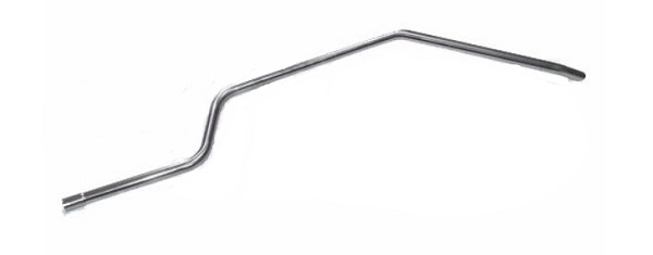Tubo final largo 2CV/D6 INOX