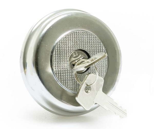 Tapón gasolina cromado con llave sencillo