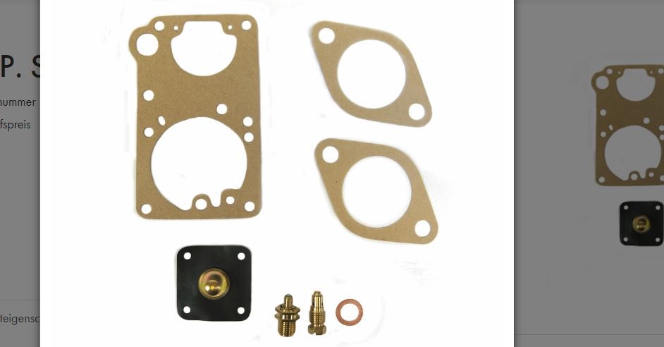 Juego juntas SOLEX 34 PICS