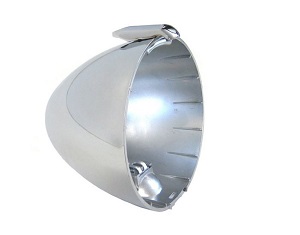 Coco redondo 2CV cromado