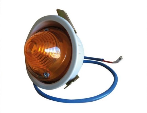 Piloto AV 2CV compl. con cazoleta gris, D